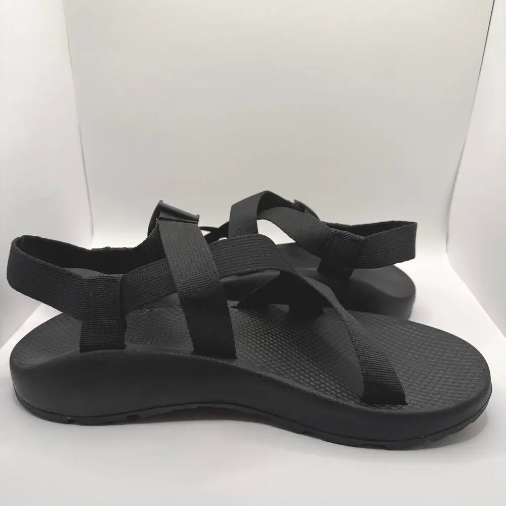 Chaco Men’s Z2 Classic Black Outdoor Hiking Sandals- Size‎ 12 - Picture 6 of 8
